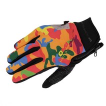 코미네 봄가을용 방풍 프로텍터 세미윈터 글러브 간절기용 바이크 장갑 글러브 GK839 MULTI-CAMO, MULTI-CAMO-M