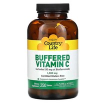 Country Life Buffered Vitamin C 컨트리 라이프 버퍼드 비타민C 1000mg 250정