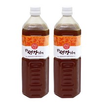 봉동 생강 농축액1L(1.3kg) 2병 즙 청 차 엑기스, 1L, 2개