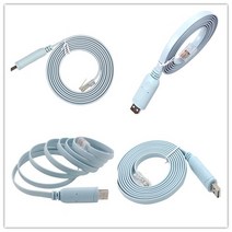 컴퓨터 PC 1.8M usb rs232 to rj45 콘솔 케이블 Cisco H3C HP Arba Huawei Fortinet 라우터 ftdi FTDI 744, 01 180cm