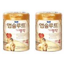 앱솔루트 엄마가 만든 프리미엄 명작 분유 4단계, 800g, 2개