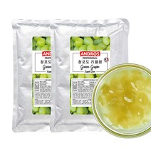 앤드로스 청포도 리플잼 1kg 2개, 단품