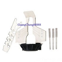 각인기 금속 전동 5pcs 전기 톱 숫돌 드릴 체인 톱 샤프닝 도구 세트 전기 블레이드, 없음