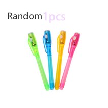 HUBO 크리에이티브 Uv 스텔스 형광펜 Led 자광 전자모조펜, 무작위의