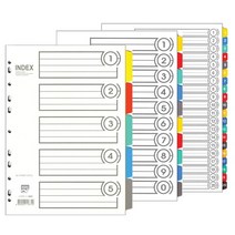 [알파] 인덱스간지 I-620 PVC 20분류 A4