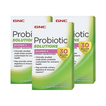 GNC [3개 SET] 여성용 유산균 30 (300억) 30정 (캡슐) Ultra Probiotic Complex Womens 30caps, 1개
