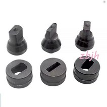 6 개/대 유압 구멍 펀칭기 스테인레스 CH60 펀칭 다이 수동 펀치 금형, 10x15mm