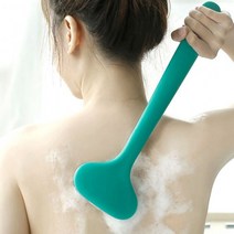 [모비딕컴퍼니] 목욕도구 등브러시 바디브러쉬 바디샤워브러시 바디브러시 바디솔 목욕솔, 넥시&아리&코스▶ 무핀 손잡이 샤워 브러쉬 민트, 넥시&아리&코스▶