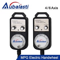 cnc 펄스 발생기 46axis mpg 펜던트 핸드휠 5v for fagor gsk siemens mitsubishi fanuc system 5v 수동 펄스 발생기, 6축