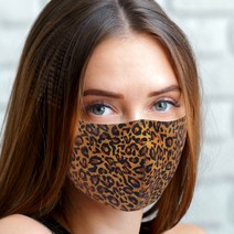 워너비굿즈 46번~51번 구리사 항균 럭스 부드러운 빨아쓰는 편안한 패션 마스크, M, 47. 골드레오파드