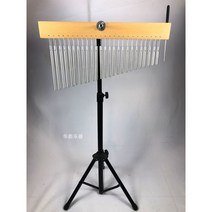취미 악기 윈드차임 25바 36바 윈드벨 차임벨 타악 장기자랑, 25음 실버 풍령+거치대