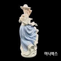미나박스 도자기 야드로인형 피겨린 장식 인형 1/ 도자기 피겨린 야드로 스타일 웨딩 선물 포슬린 유럽 엔틱 장식 인형, 26.모자바람드레스여인