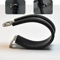 파이프 호스 튜브 고정 클램프 스텐 304 P클립 32mm