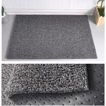 쿠션감 사무실 매장 코일매트 현관 바닥 매트 출입문, 블랙그레이  60x90