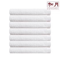 송월타월 엔젤 호텔 수건 120g 20수, 화이트, 10개