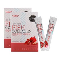 석류콜라겐 석류농축액 피쉬콜라겐 60포x2박스, 2개, 180g