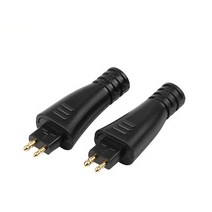 FOSTEX TH900 MKII MK2 LN006026 용 헤드폰 어댑터 수 핀 커넥터 HIFI 오디오 케이블 스피커 터미널 연결, [02] Black, [01] 1 Pair