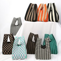 체크 체커보드 에코 손목가방 손목 쁘 백 미니 4246ea