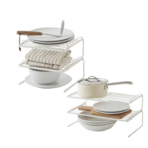 코스트코 한샘 그릇 정리선반 4개입 세트 Hanssem Kitchen Organizer Set 4P 정리철제선반 중x2 대 x2, 1세트, 단일제품