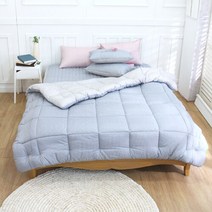 제이오마켓 마틴 60수아사 차렵이불세트 Q사이즈 블루