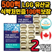 초록빛바이오 캐나다직수입 500억 투입 100억 보장 유산균 캡슐 장건강 락토바실러스 애시도필러스 예민성 장 가세리17 20대 30대 40대 직구 성인 남자 여자 남성 여성 선물