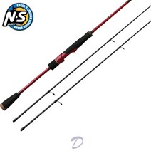 NS 로드스 알파 씨로드 S-762 TWO TOP 낚시대 솔리드팁 튜블러팁 볼락 에깅, 단품