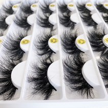 메이크업박스 화장품 파우치 브러쉬 매쉬 핸드폰 방수 쌍 속눈썹 도매 25mm 극적인 푹신한 화이트 상자 대량 메이크업 5D, 없음, 5.100pairs Mixed