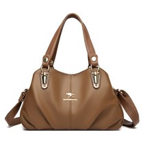 40대 명품 럭셔리 숄더백 여성 가죽 핸드백 디자이너 레트로 Crossbody 가방 대용량 어깨 메신저 백 Sac