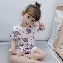 성은홀릭 키즈 남녀공용 밤부 캐릭터 실내복