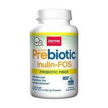 Jarrow Formulas Prebiotic Inulin FOS 이눌린 섬유 180g Promotes Friendly Bacteria Soluble Fibers, 6.3 Ounce (Pack of 1)