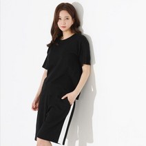 비틀버드 남녀공용 루즈핏 한줄 5부반바지 SD-220340
