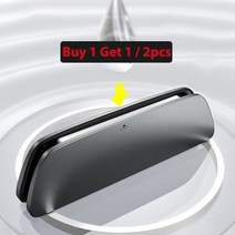 차량방향제 차량디퓨저 차량공기청정 Baseus 2Pcs 합금 자동차 공기 청정기 향수, 2PCS 블랙