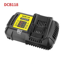 디월트충전기 호환 4.5A DCB118 Dewalt 배터리 10.8V 12V 14.4V 20V DCB200 &, 01 DCB118_02 EU