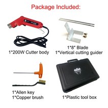 전동가위 재단 원단 전정 충전식 KS 이글 폼 커터 스티로폼 절단 도구 핸드 헬드 전기 핫 나이프 및 블레이, 07 200W-Vertical Guider_04 AU