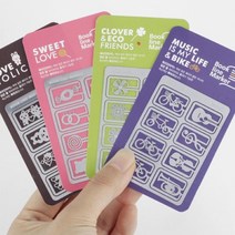 북라인마커 베이직 북마크 책갈피, 스윗러브