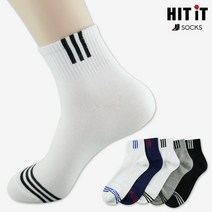 히트잇양말 남성용_스트라이프 단목 양말