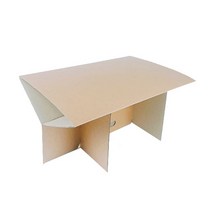 베리구즈 휴대용 감성캠핑 용품 접이식 초경량 박스 테이블 피크닉 체어, 무지 피크닉 테이블-브라운