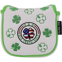 BIG TEETH 큰 이빨 골프 헤드 커버 드라이버 헤드커버 460cc 우드 클럽 프로텍터, Square Mallet Putter Cover