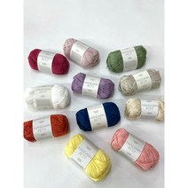 [뜨개실] 만다린쁘띠 MANDARIN PETIT/산네스간 면 100% 부드럽고 가벼운 만능 면사, 3528칠리