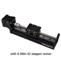 리니어모터 가이드모터 CNC 3D 프린터 미니어처 선형 가이드 키트 T8 사다리꼴 스크류 피치 2mm8mm 슬라이, 03 T8_08 4mm Pitch--200MM