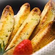 길쭉한 마늘 바게트 스틱빵 400g(20gX20개) 생지 대용량
