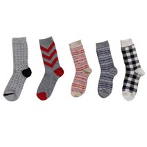 두꺼운 두툼한 겨울 여성 패션 니트양말 5켤레