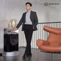셀레비오 잭필드 시그니처 간절기 숨쉬는바지 블랙