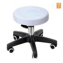 세븐뷰티 낮은 바퀴 보조의자, 화이트