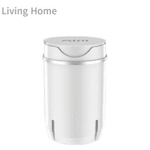 Living Home리빙홈 미니세탁기 가정용 속옷 양말 10분 세탁, 화이트 세탁기