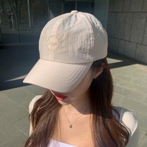 워너비뮤즈 / [바스락시원방수]볼캡 영문 자수 레터링 캡모자
