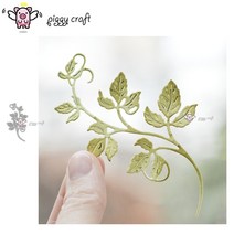 모양 틀 다이컷 piggy craft 금속 절단 금형 잎 스트립 장식 스크랩북 종이 공예 칼 금형 블레이드 펀치 스텐실, 에이-23