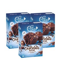 화이트윙스 머핀 믹스 트리플 초콜릿 550g White Wings Muffin Mix Triple Chocolate, 3팩