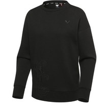 백화점 정품 다이나핏 여성 다이나핏 부드러운 면 혼방 CHERISH (체리쉬) β 오버핏 맨투맨 YWU21251 SBD