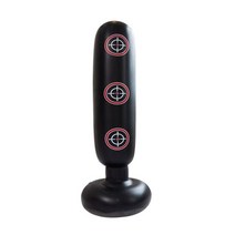 샌드백 설치 용품 가정용 160cm 권투 펀칭 백 풍선 프리 스탠드 텀블러 무에타이 백, 1.6m 블랙 c